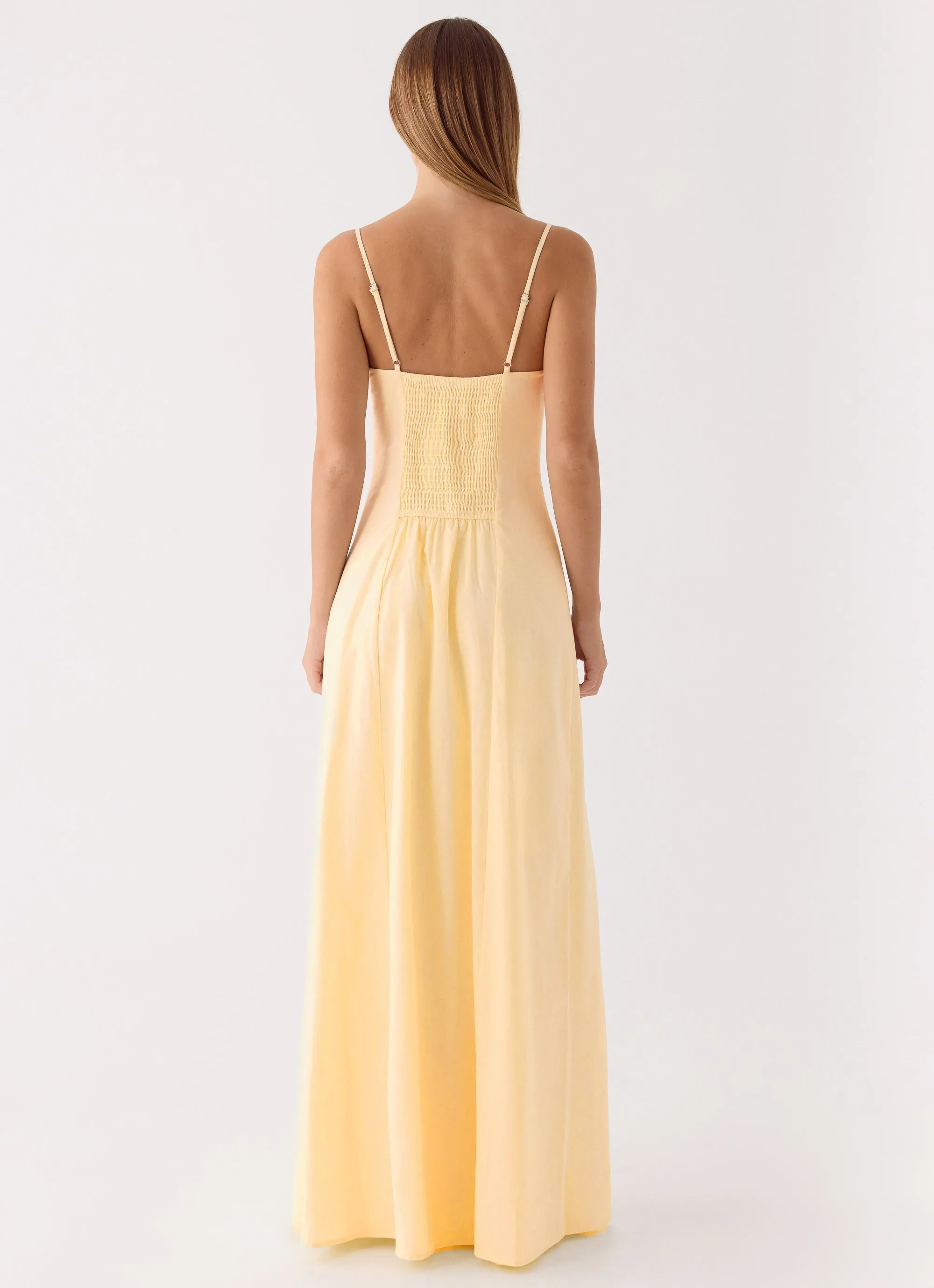 Samah Maxi Dress - Lemon sold by Peppermayo product image thumbnail 4