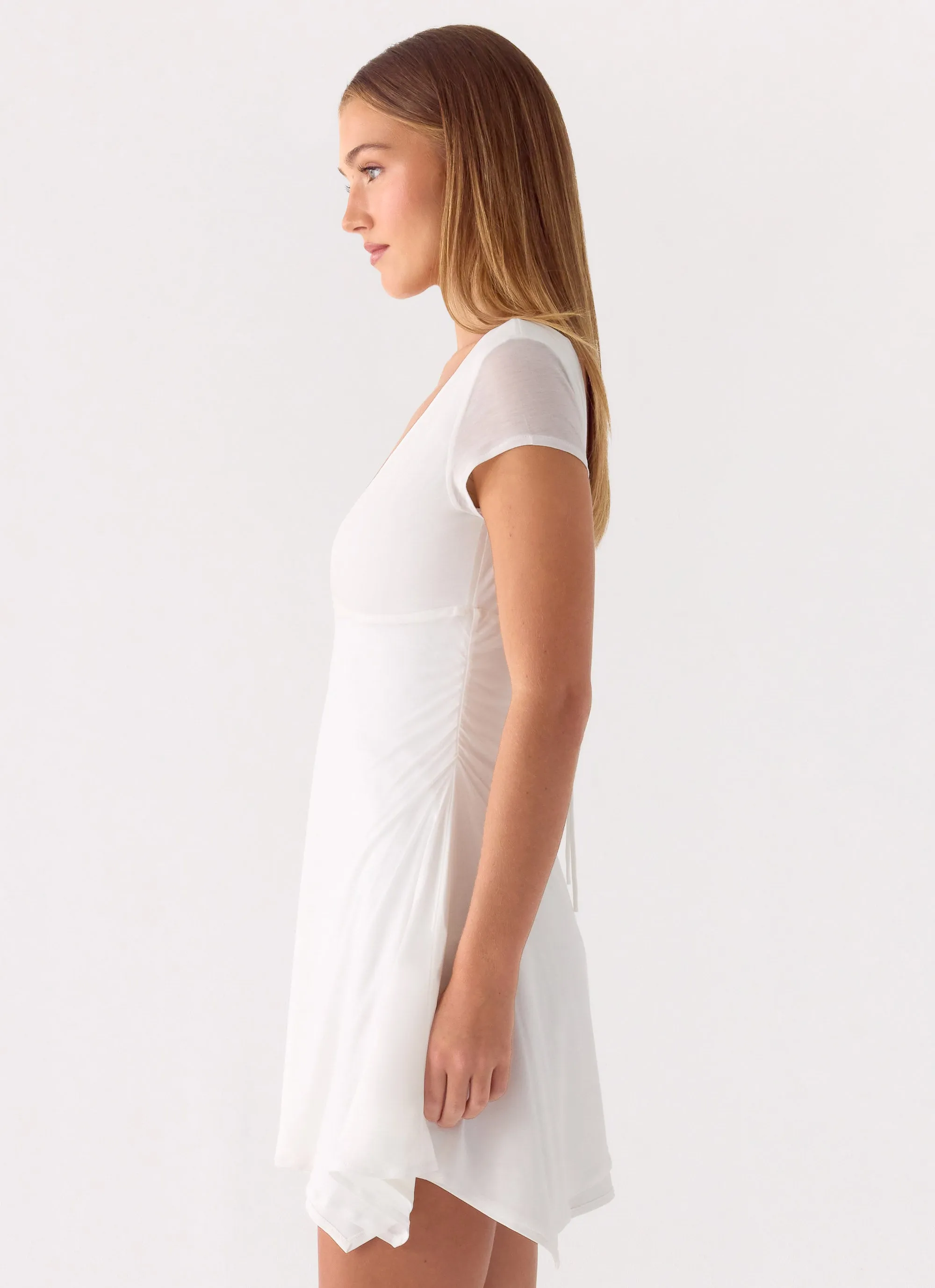 Zev Mini Dress - White sold by Peppermayo product image thumbnail 3