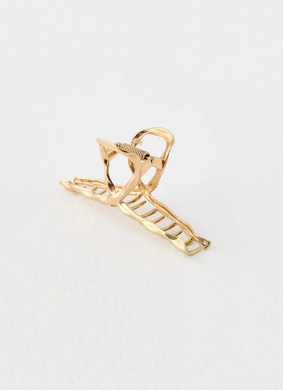 Tutti Twist Hair Clip - Gold made by Peppermayo