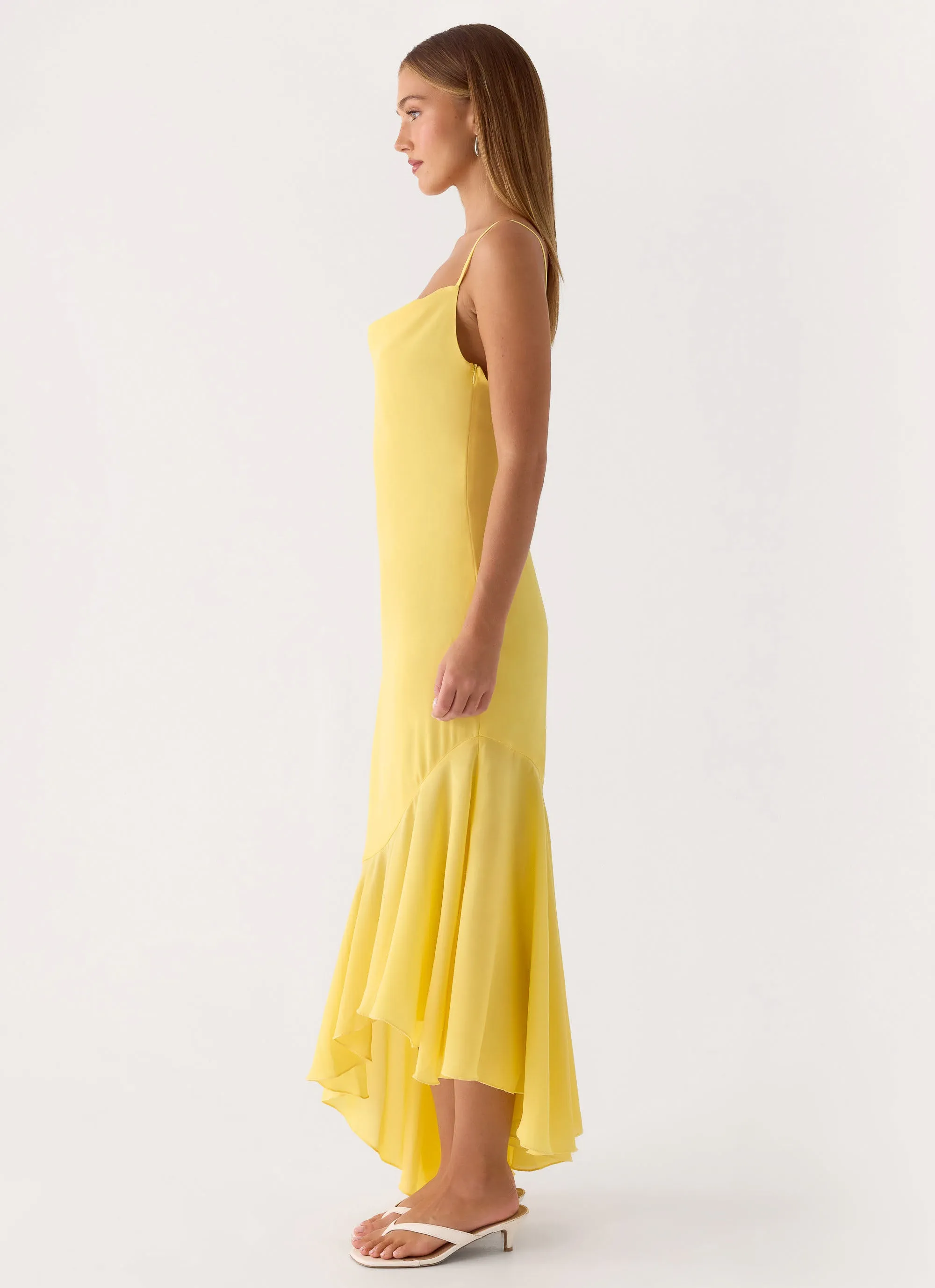 Talindra Midi Dress - Bright Lemon sold by Peppermayo product image thumbnail 4