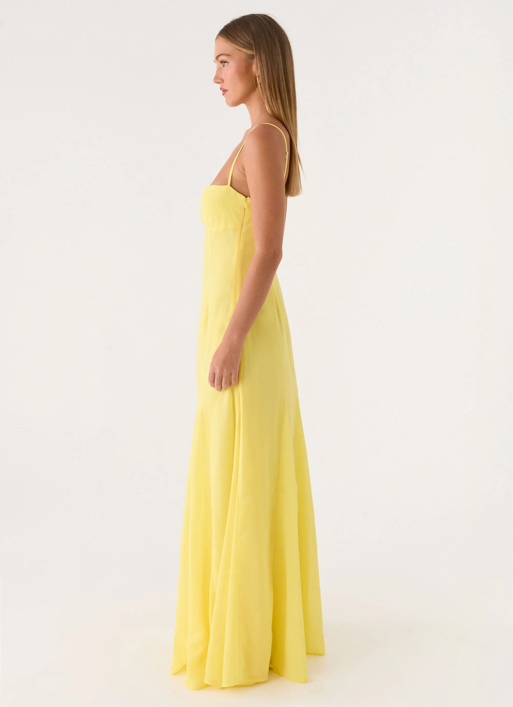 Carlin Maxi Dress - Bright Lemon sold by Peppermayo product image thumbnail 5