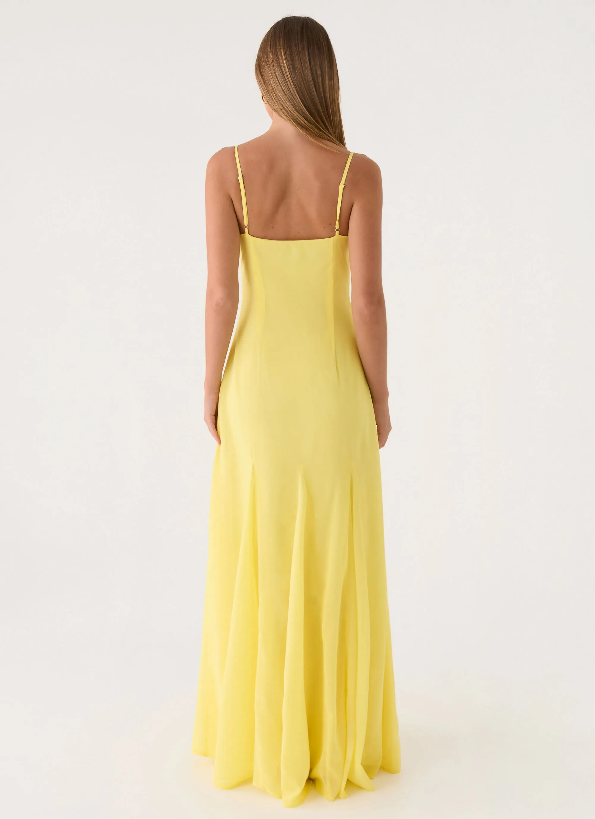 Carlin Maxi Dress - Bright Lemon sold by Peppermayo product image thumbnail 4
