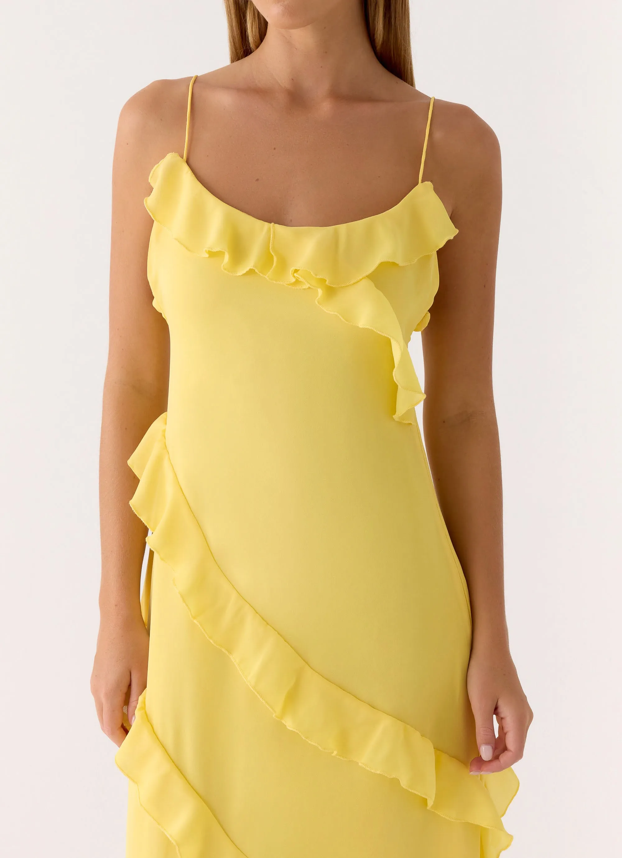 Mishal Maxi Dress - Bright Lemon sold by Peppermayo product image thumbnail 5