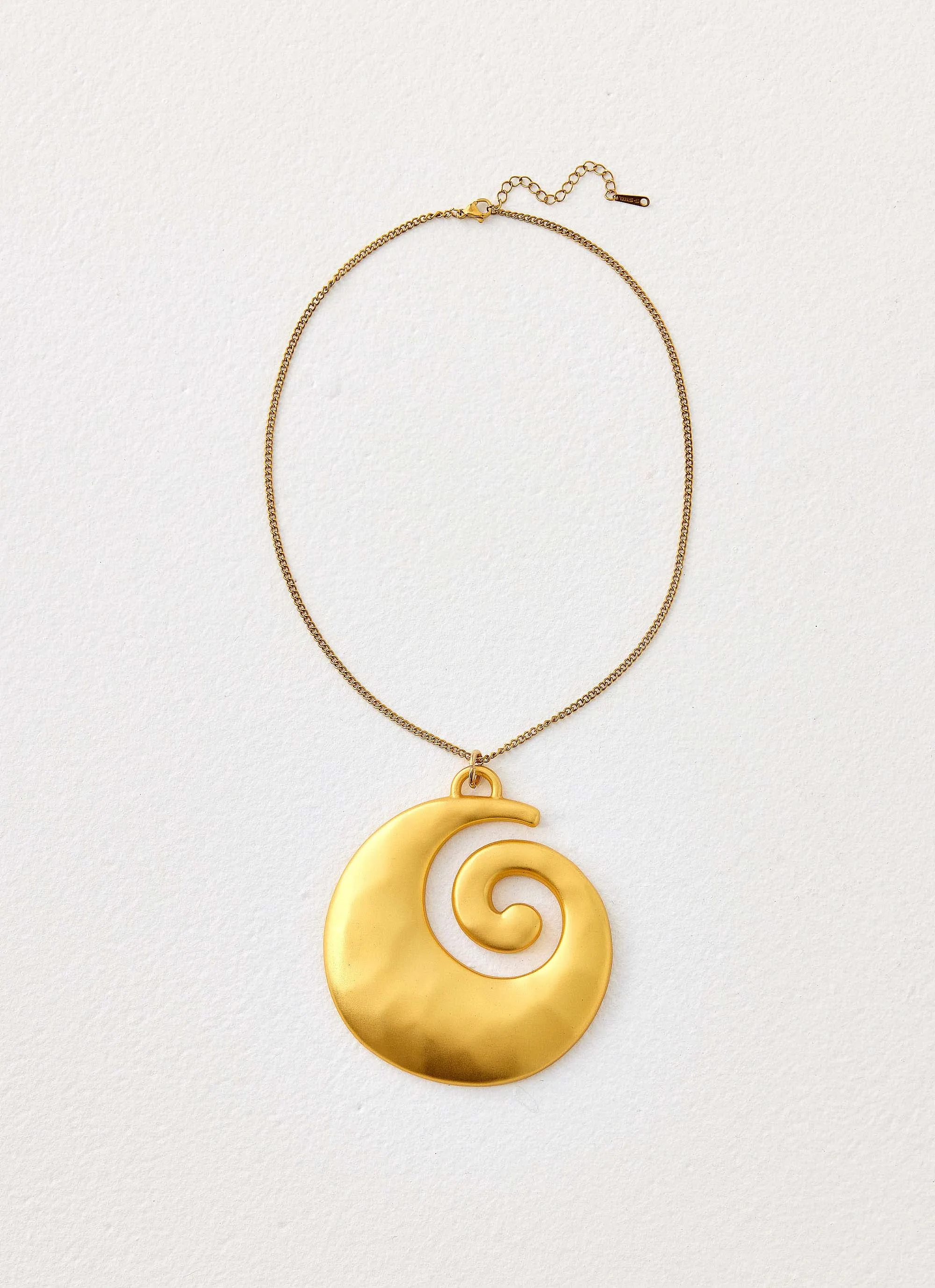Burnt Gold Necklace - Gold sold by Peppermayo