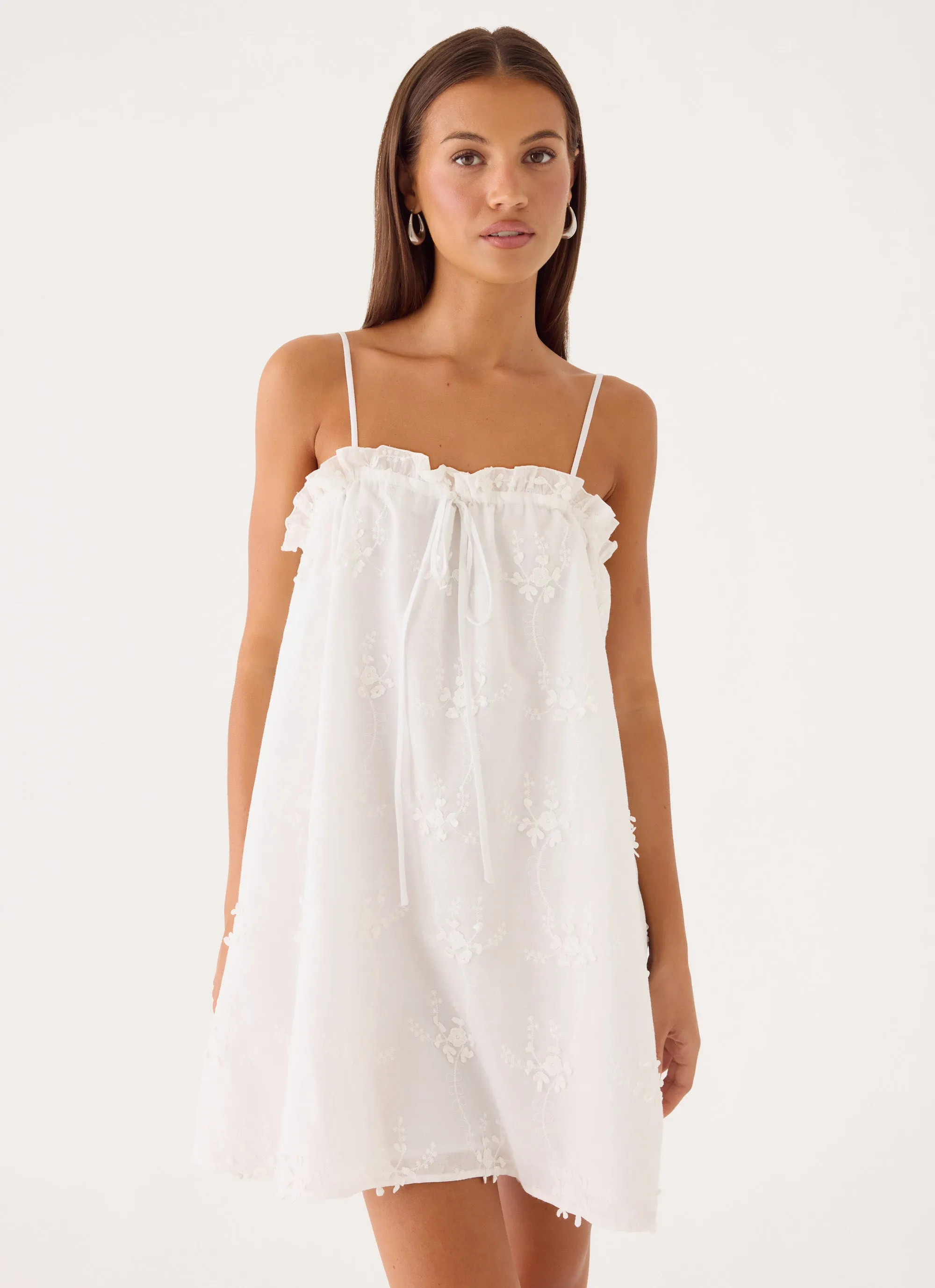 Mianna Cotton Mini Dress - White sold by Peppermayo product image thumbnail 5