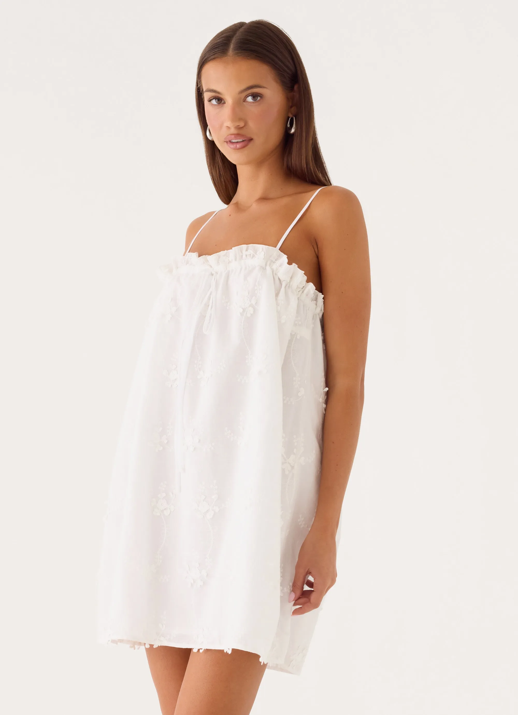 Mianna Cotton Mini Dress - White sold by Peppermayo product image thumbnail 4