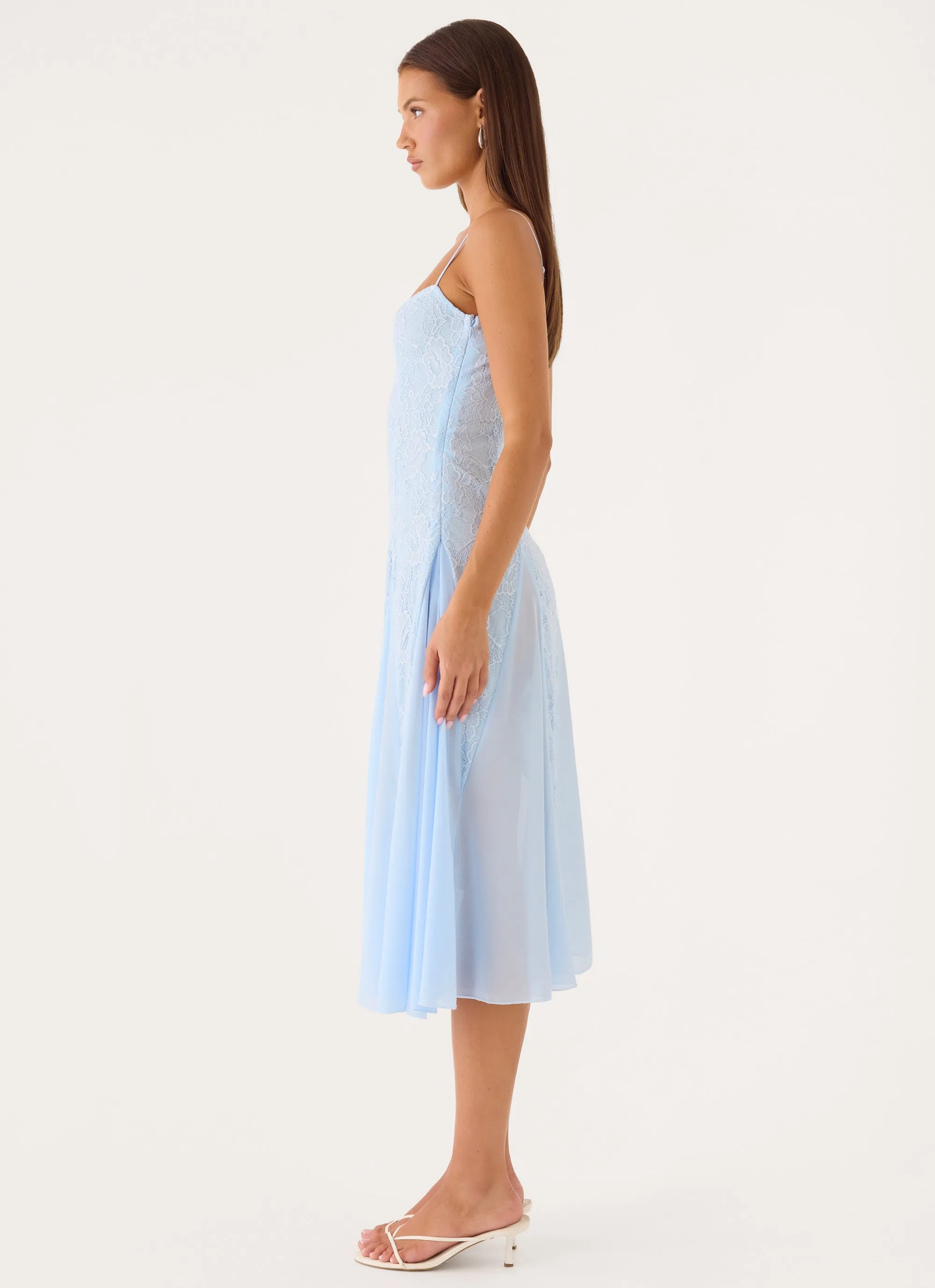Erynda Midi Dress - Blue sold by Peppermayo product image thumbnail 4