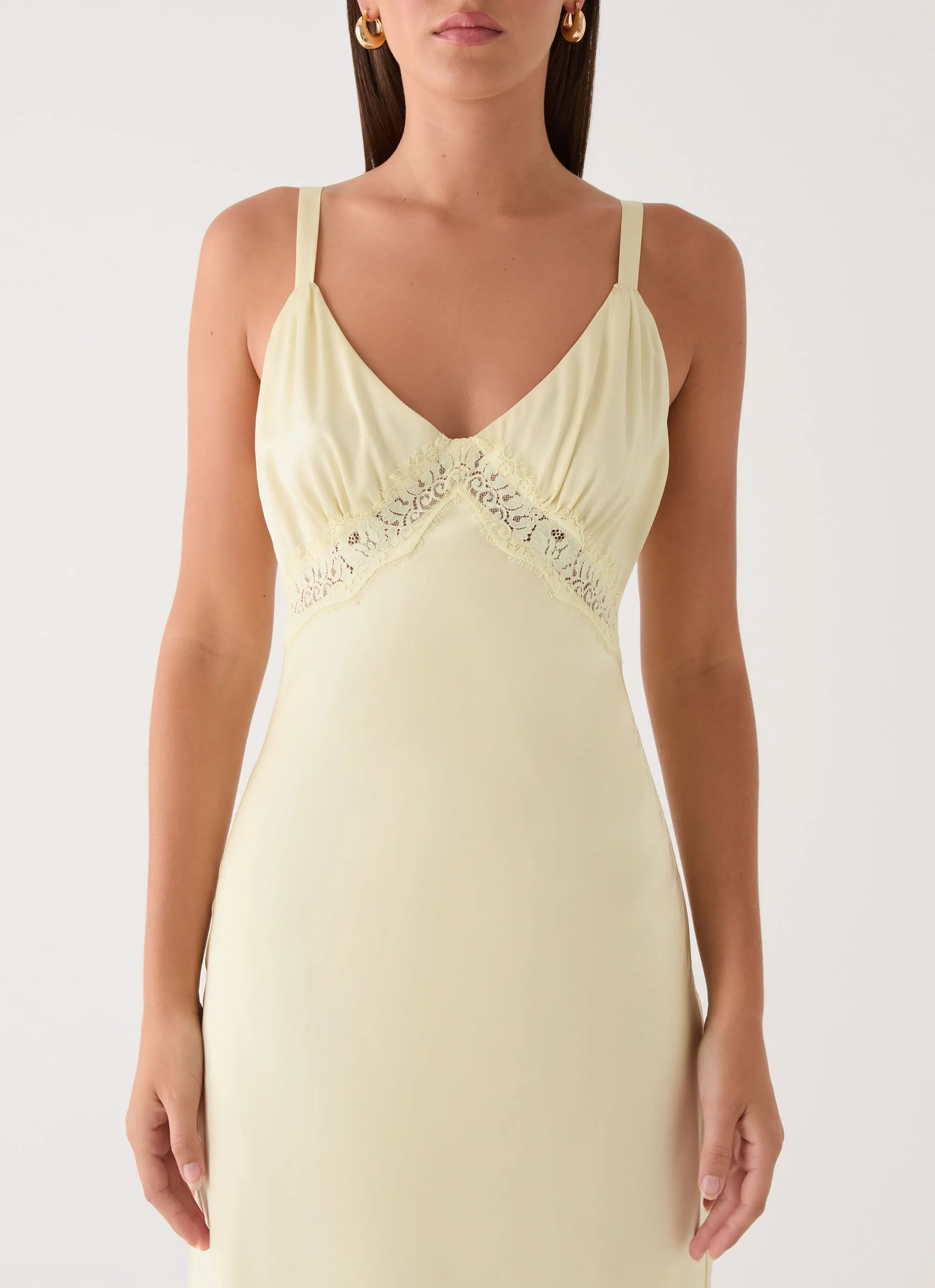 Tove Lace Maxi Dress - Yellow sold by Peppermayo product image thumbnail 5