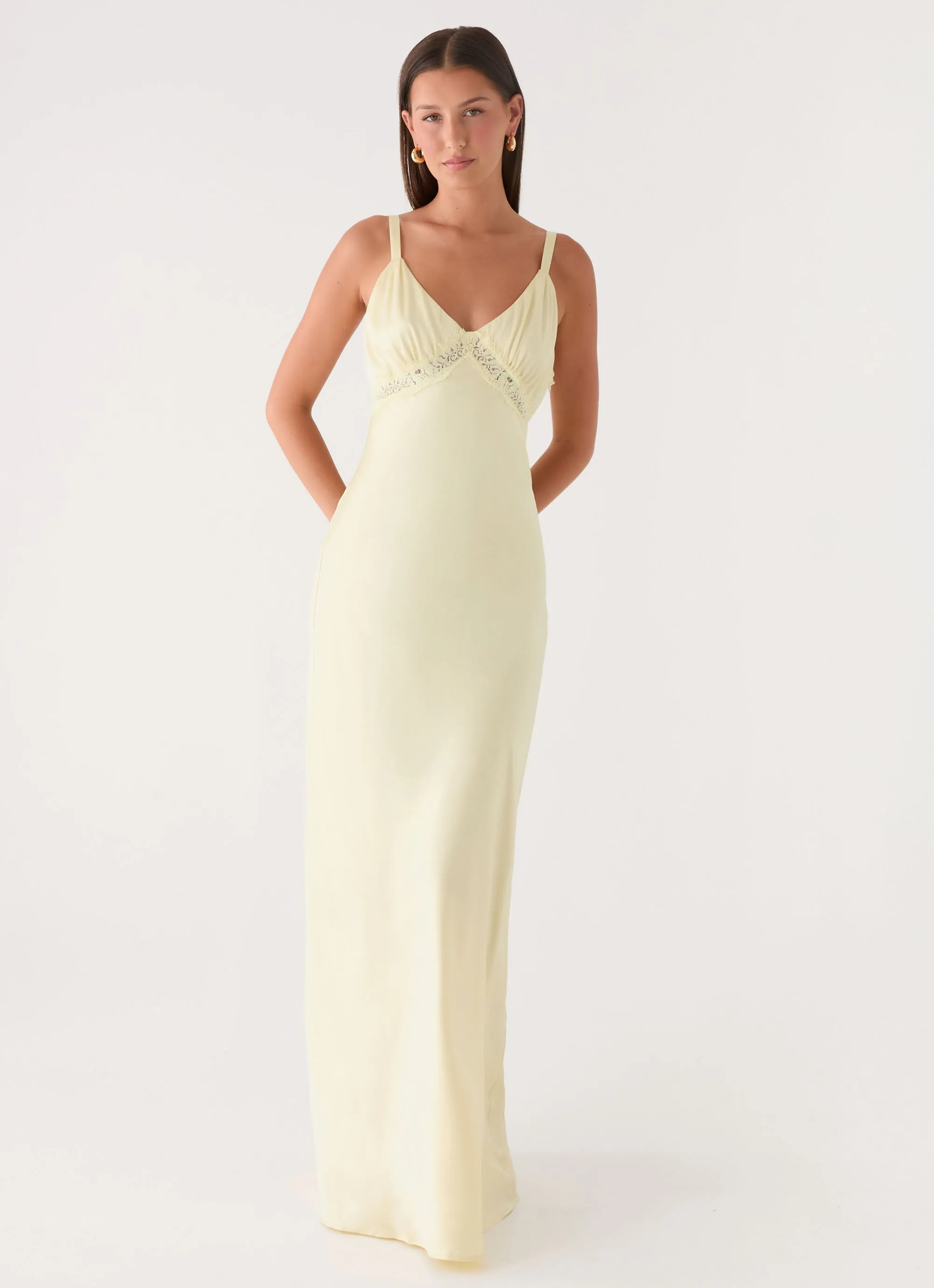 Tove Lace Maxi Dress - Yellow sold by Peppermayo product image thumbnail 4