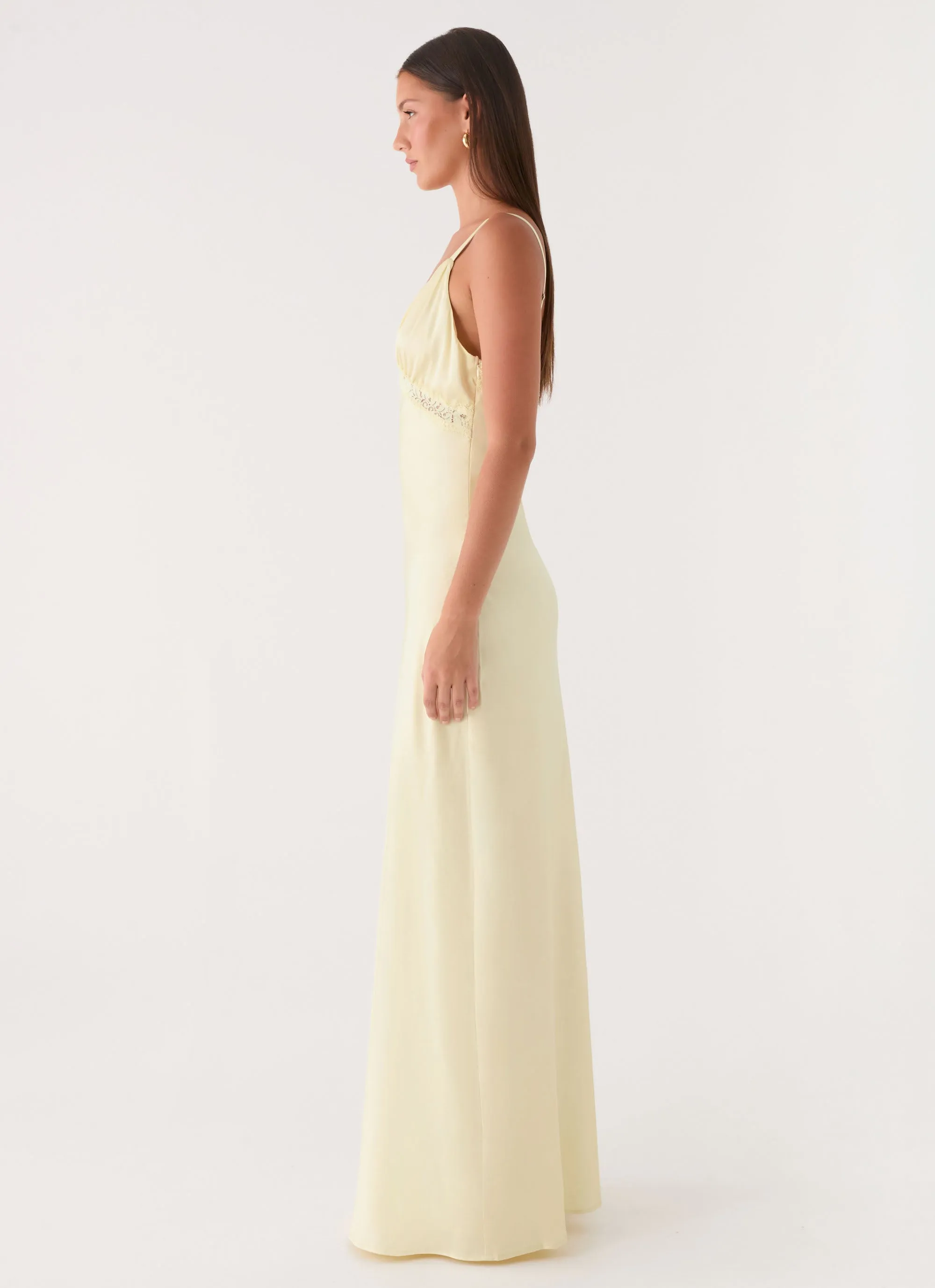Tove Lace Maxi Dress - Yellow sold by Peppermayo product image thumbnail 3