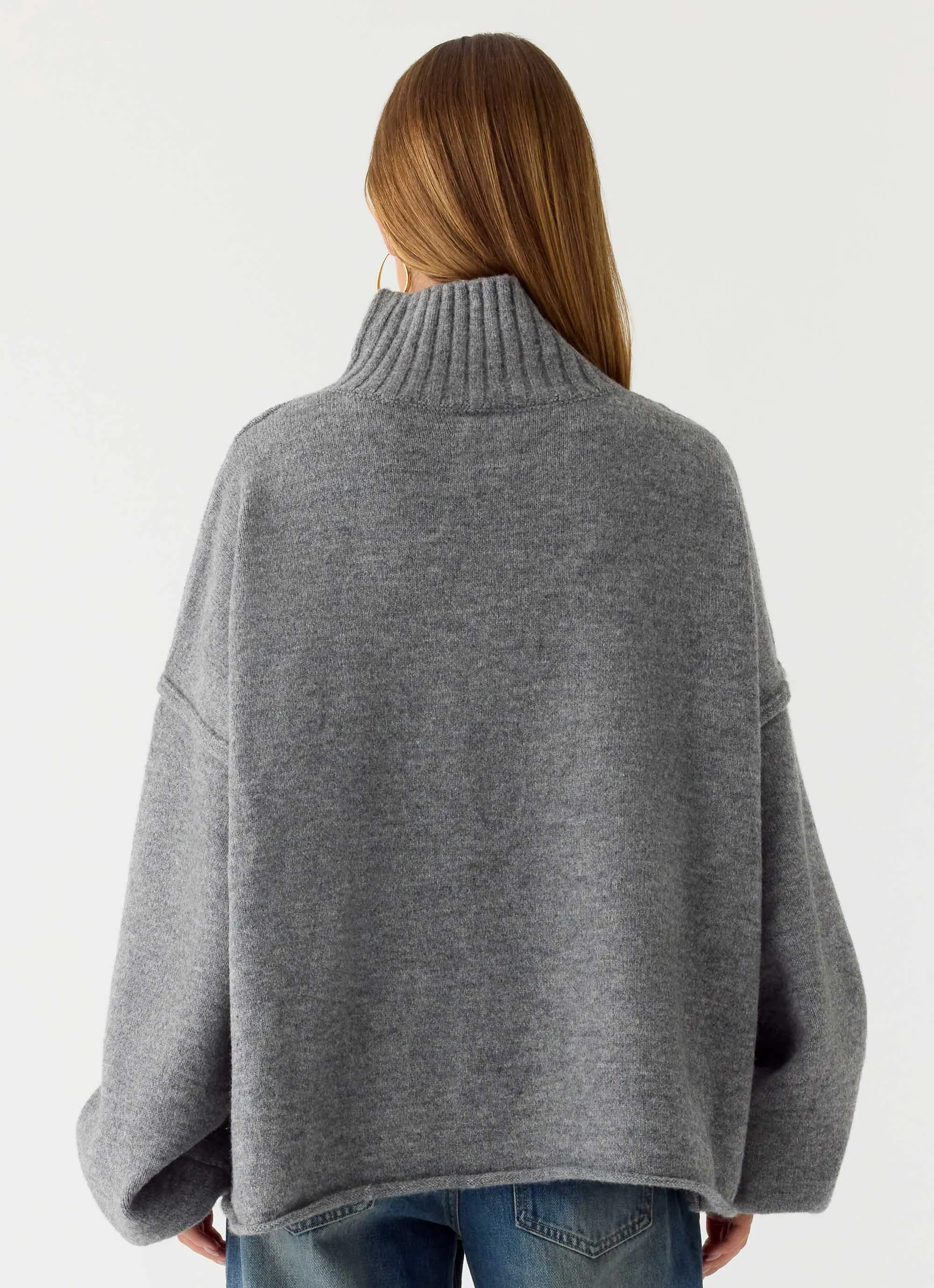 Roux Knit Sweater - Grey sold by Peppermayo product image thumbnail 4