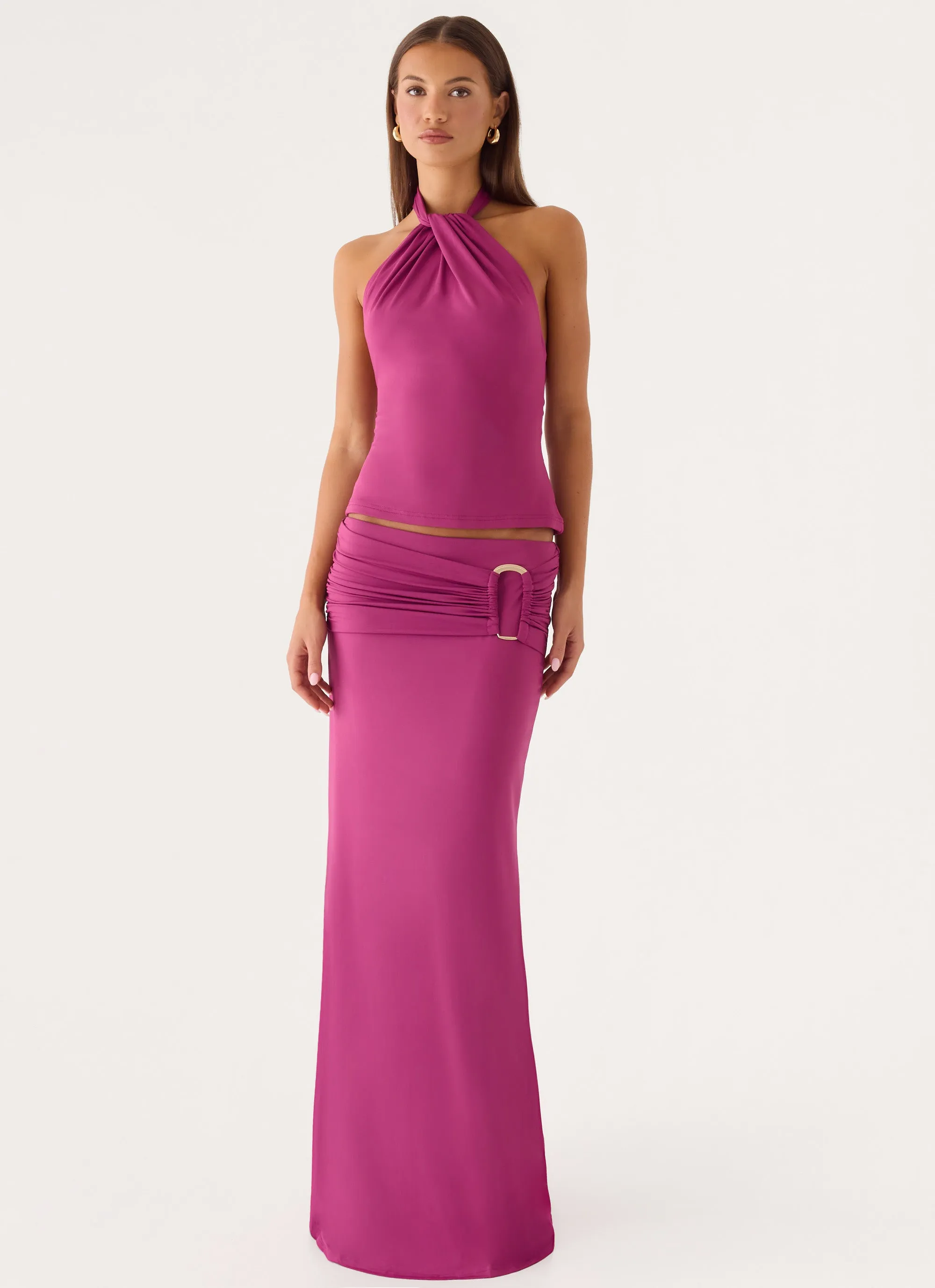 Rosanna Maxi Skirt - Plum sold by Peppermayo product image thumbnail 5