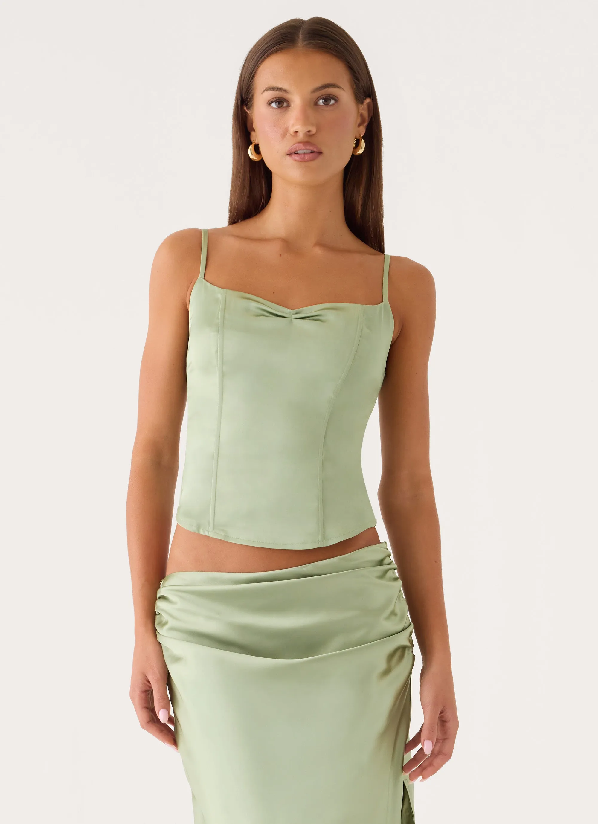 Belle Chime Bustier - Sage sold by Peppermayo product image thumbnail 4