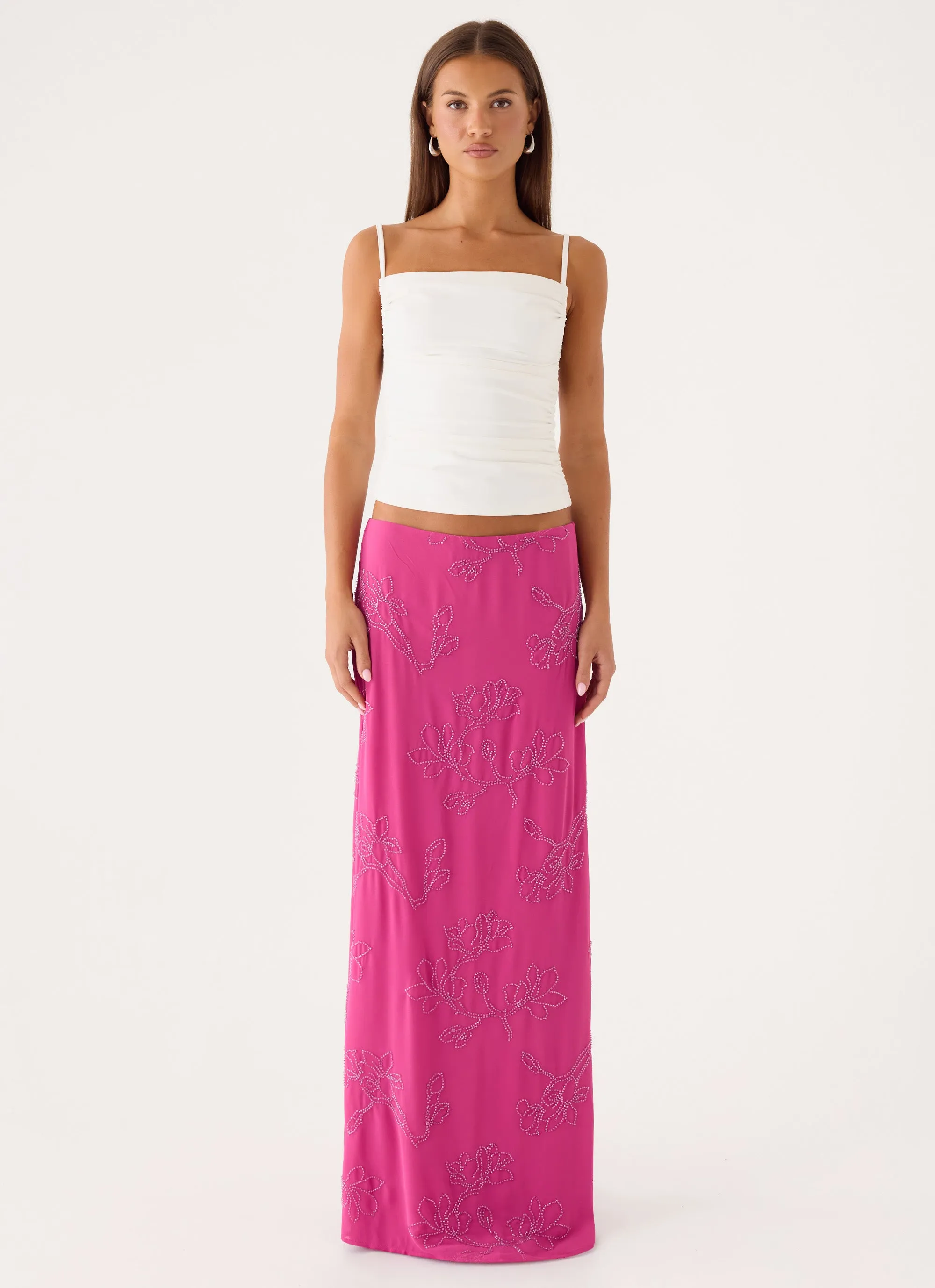 Secret Spot Maxi Skirt - Berry Kiss sold by Peppermayo product image thumbnail 4