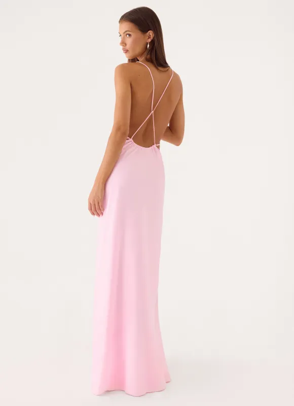 Vivica Maxi Dress - Pink made by Peppermayo