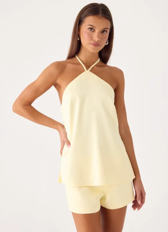 Constantine Top - Yellow made by Peppermayo