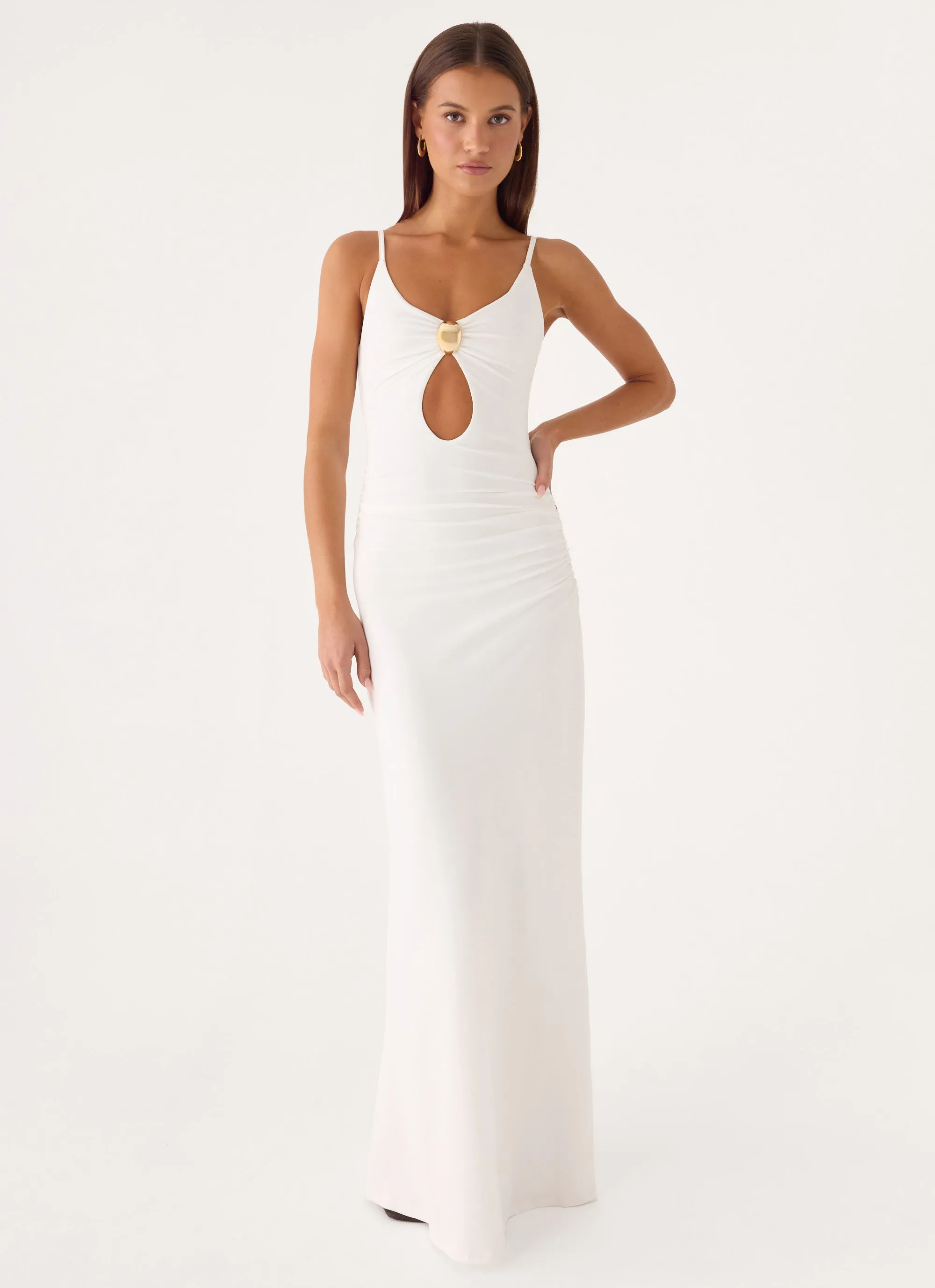 Inez Maxi Dress - White sold by Peppermayo product image thumbnail 4