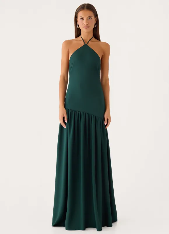 Leonora Maxi Dress - Green made by Peppermayo