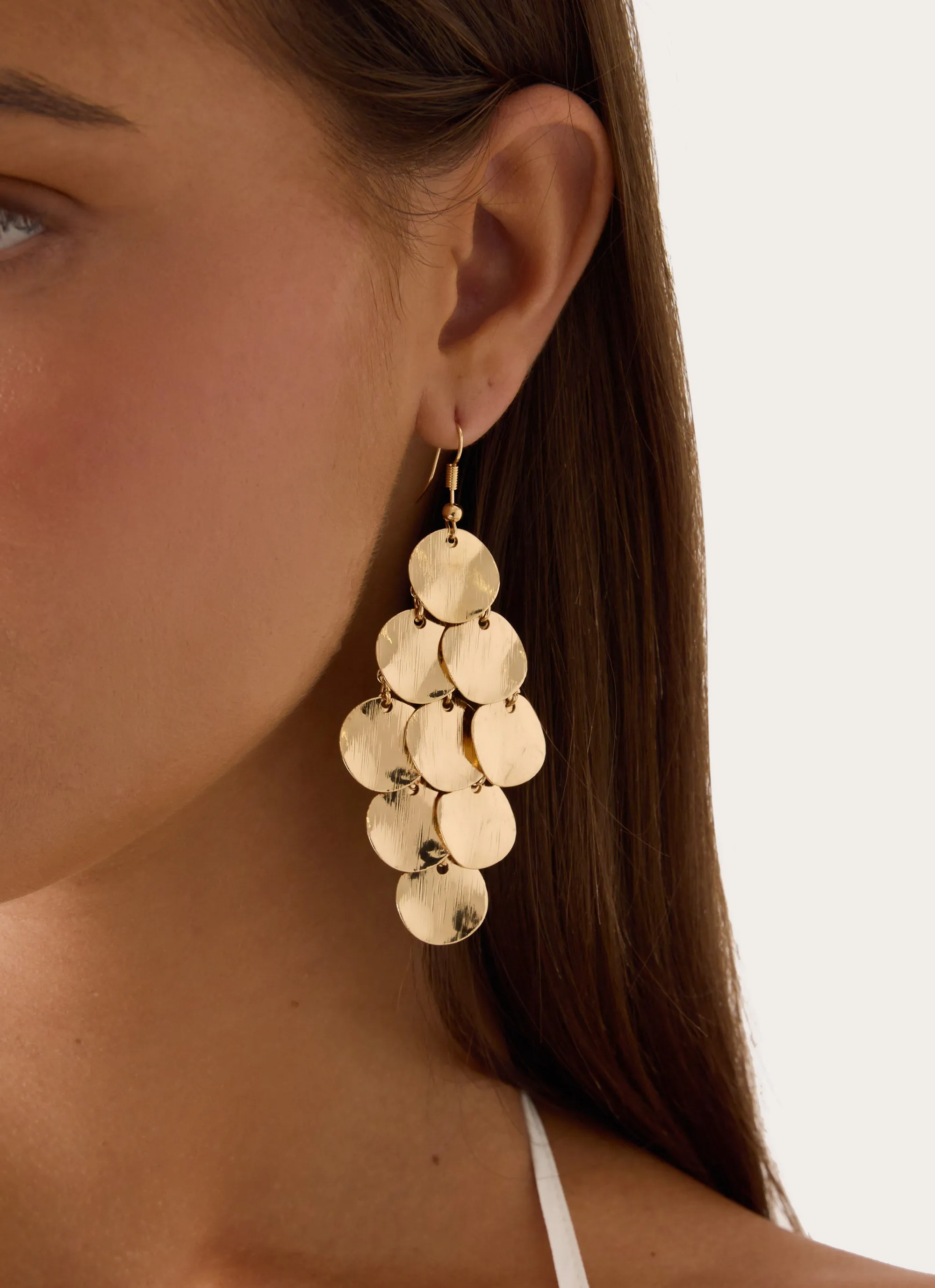 Flower Power Earrings - Gold sold by Peppermayo product image thumbnail 2