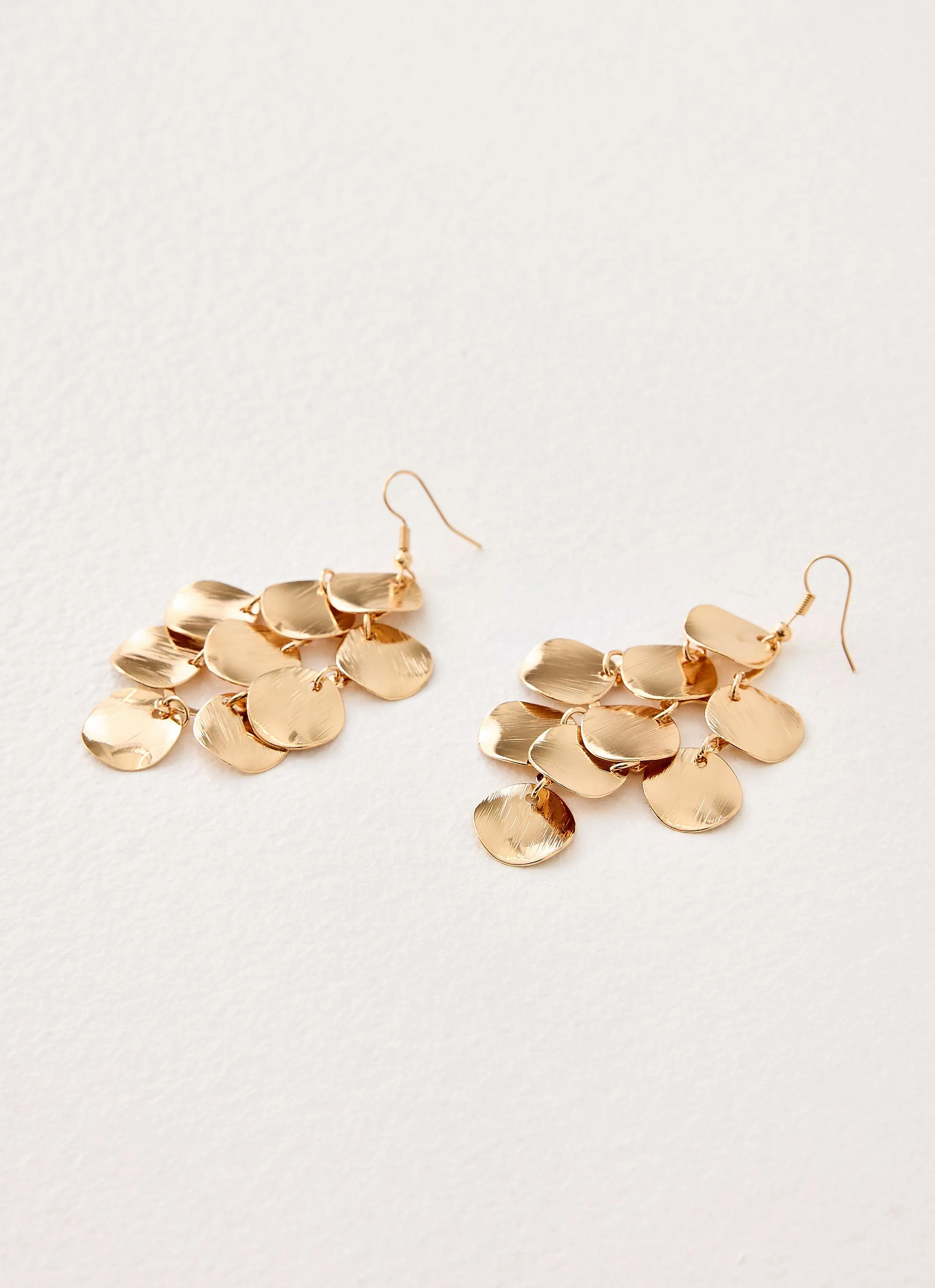 Flower Power Earrings - Gold sold by Peppermayo product image thumbnail 3