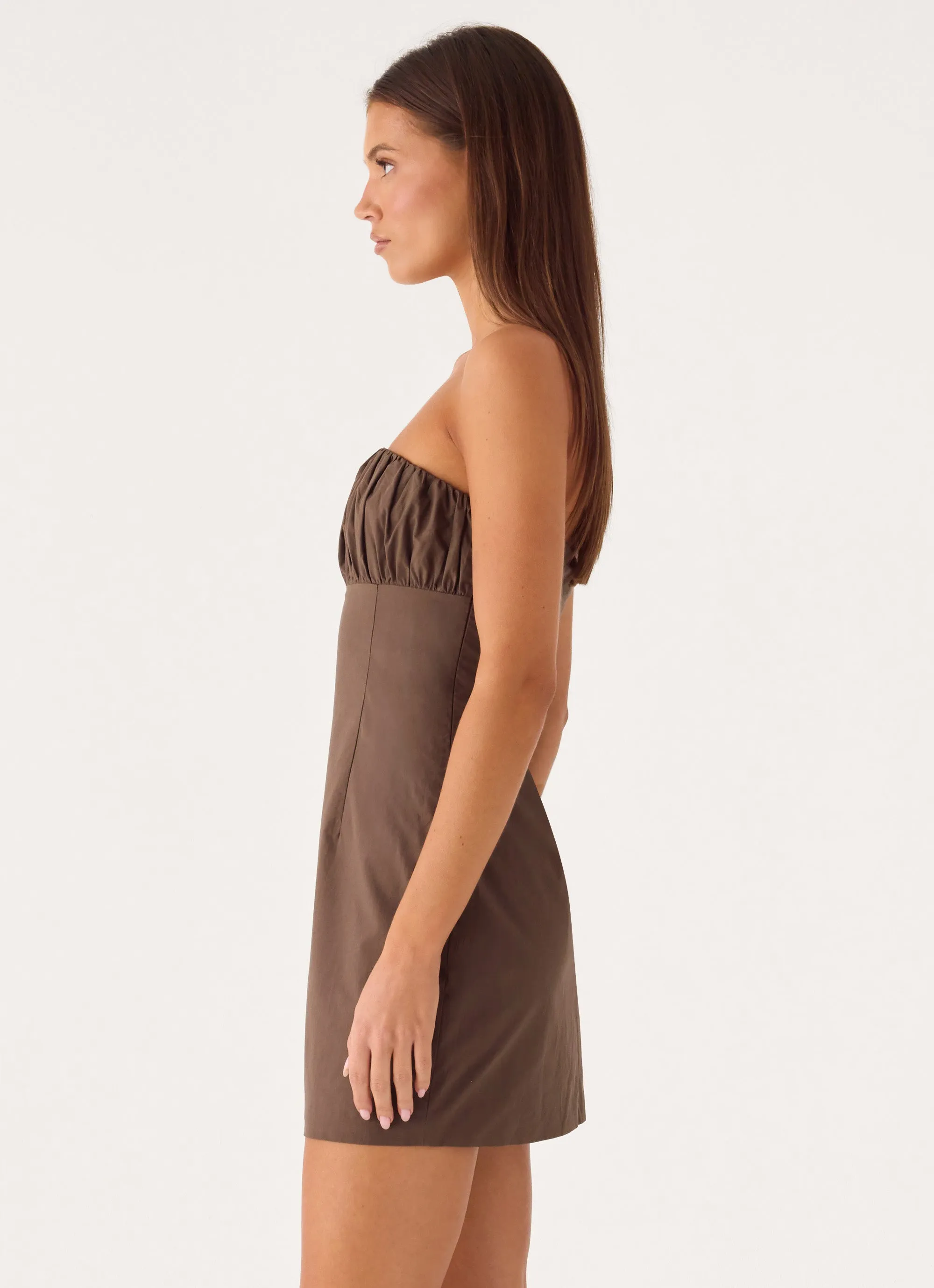 Akirra Mini Dress - Ash Brown sold by Peppermayo product image thumbnail 2