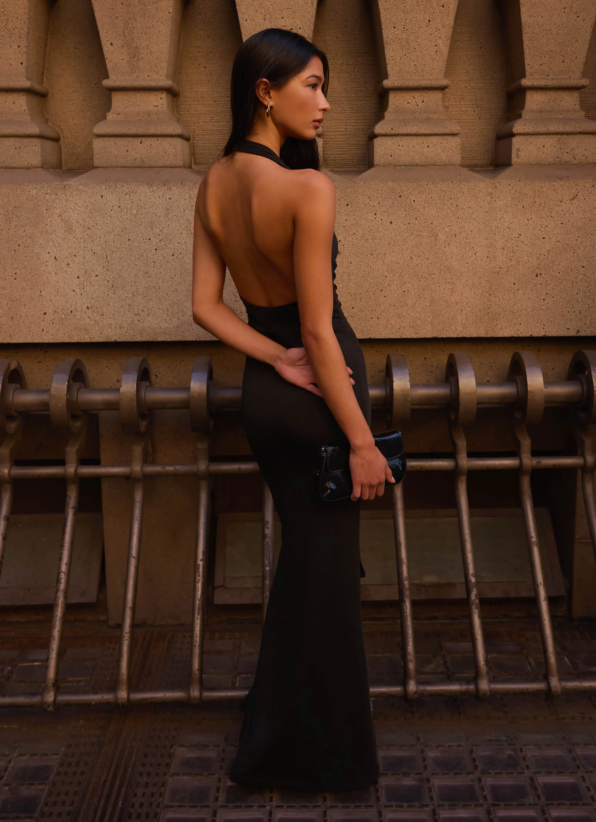 Emiliana Maxi Dress - Black sold by Peppermayo product image thumbnail 3