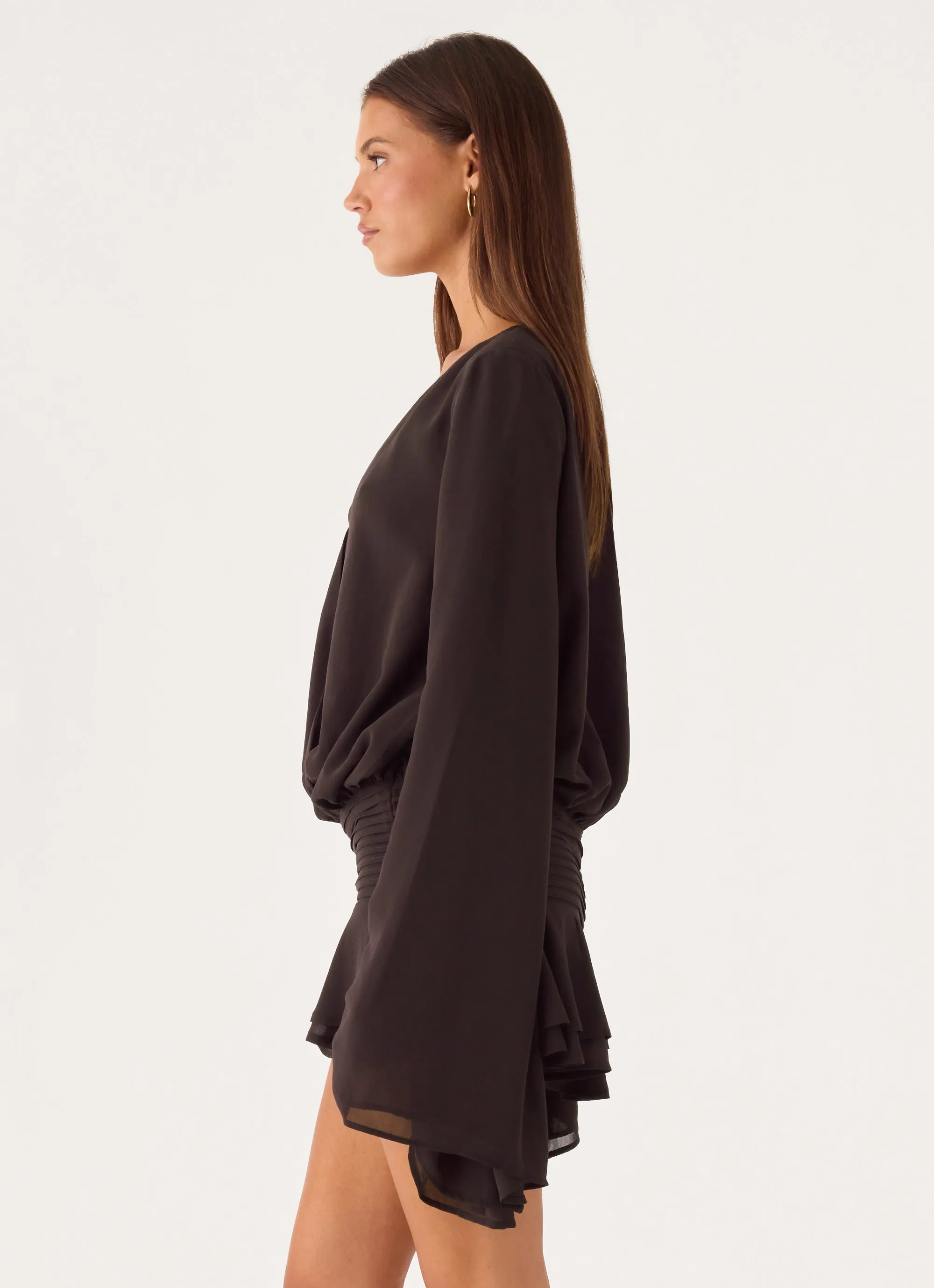 Elisana Mini Dress - Chocolate sold by Peppermayo product image thumbnail 4