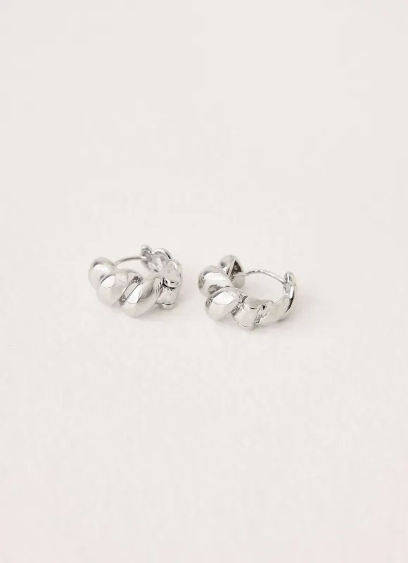 Cool Girl Earrings - Silver made by Peppermayo