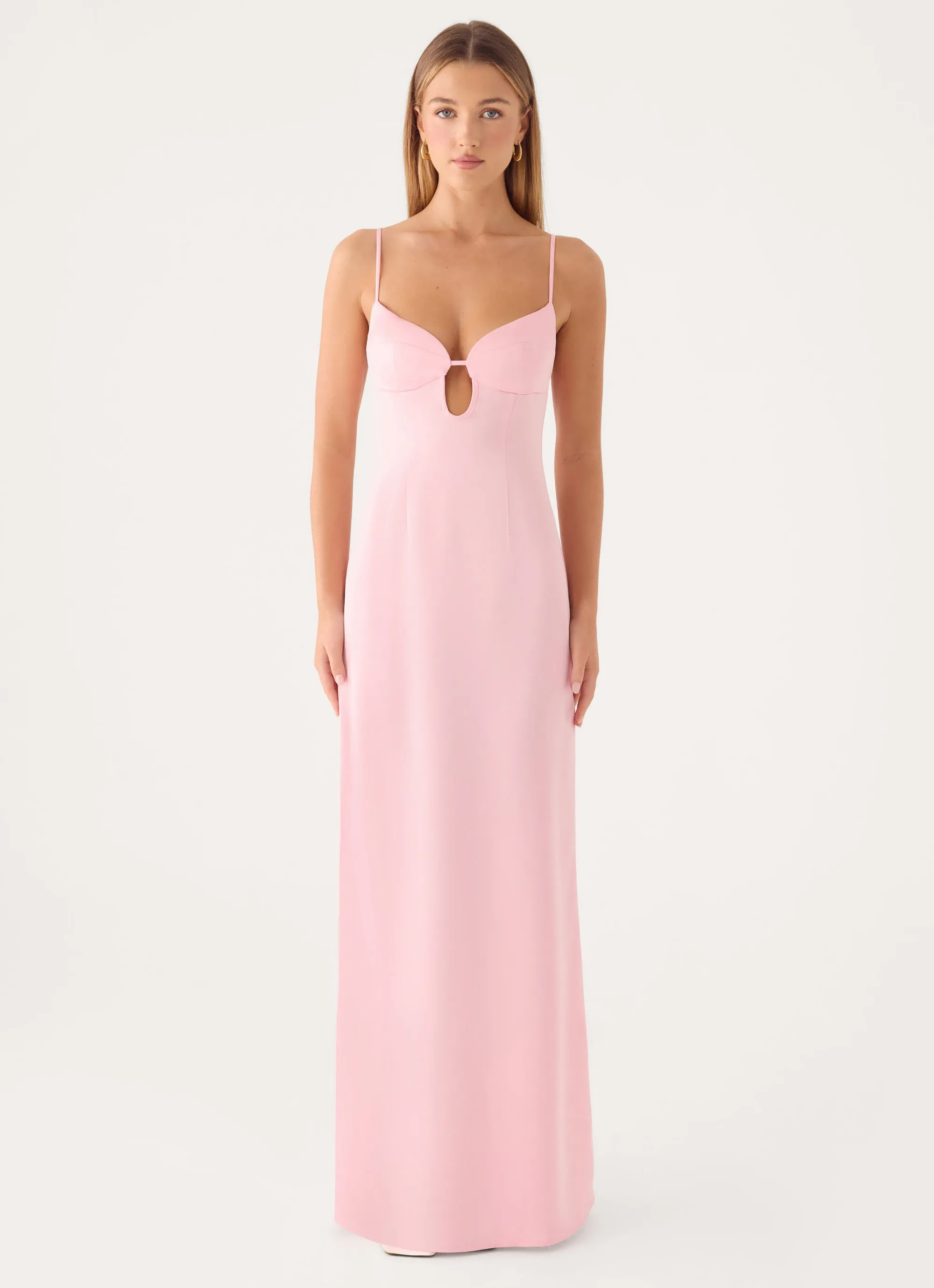 Kindall Maxi Dress - Pink sold by Peppermayo