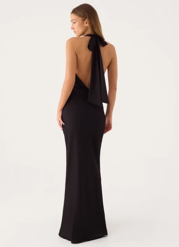 Jasmanie Maxi Dress - Black made by Peppermayo