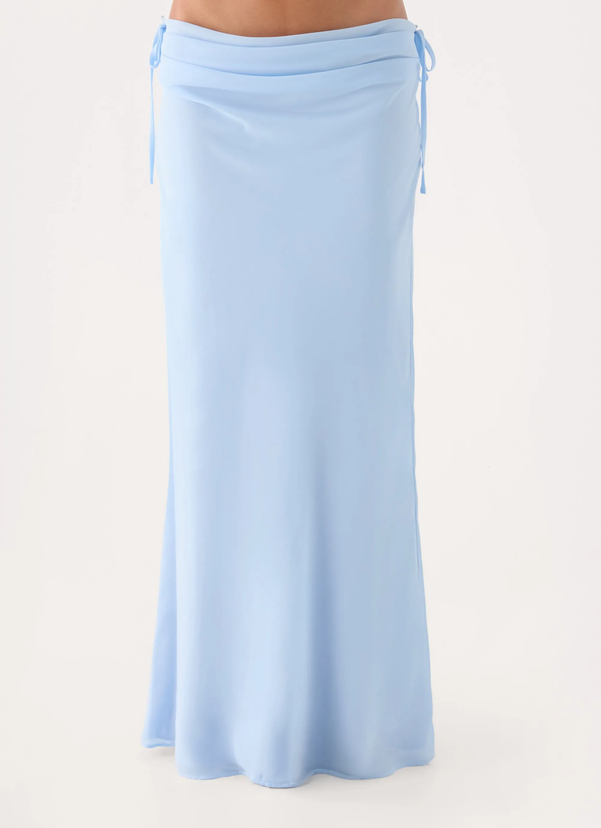 Selesa Maxi Skirt - Blue sold by Peppermayo