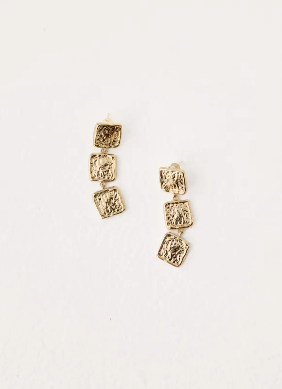 Headturner Earrings - Gold made by Peppermayo