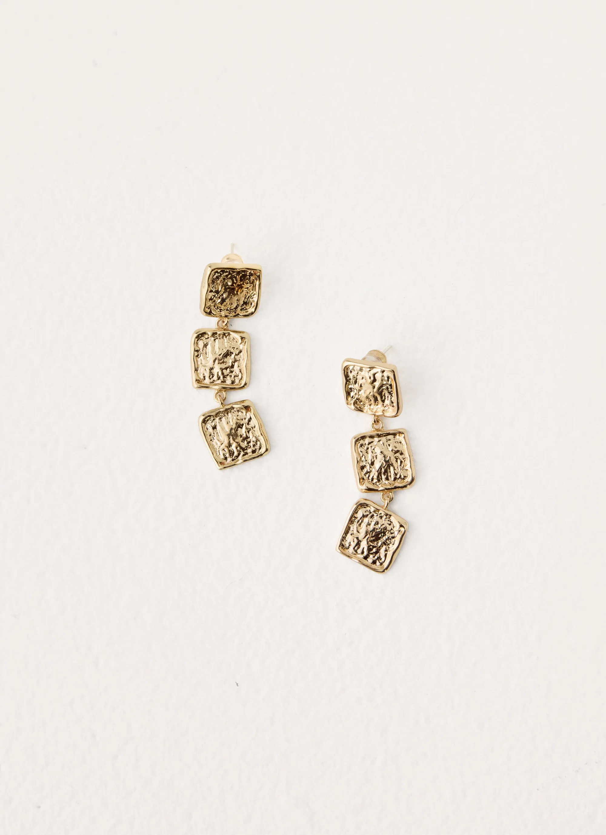 Headturner Earrings - Gold sold by Peppermayo