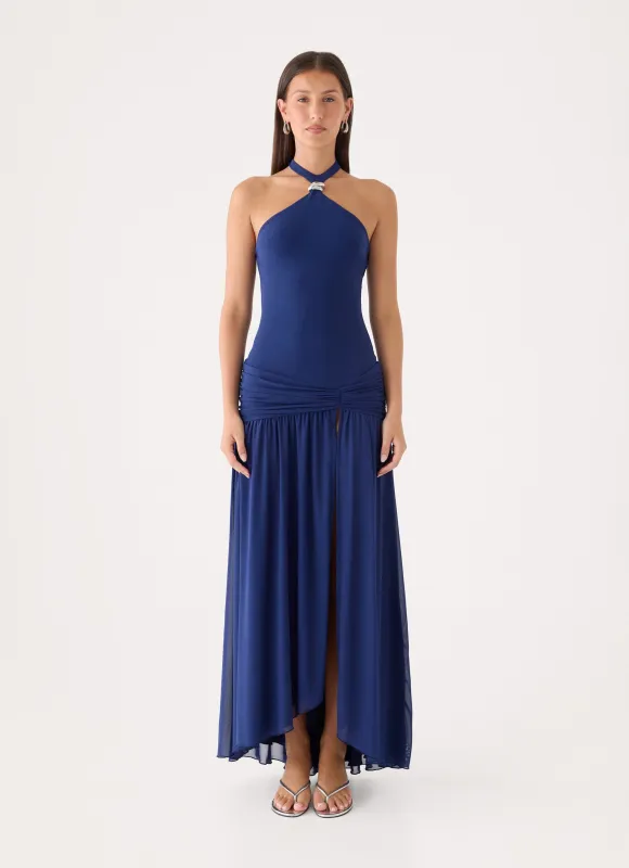Alissya Maxi Dress - Rich Blue made by Peppermayo