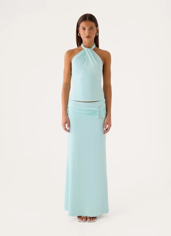 Rosanna Maxi Skirt - Mint made by Peppermayo
