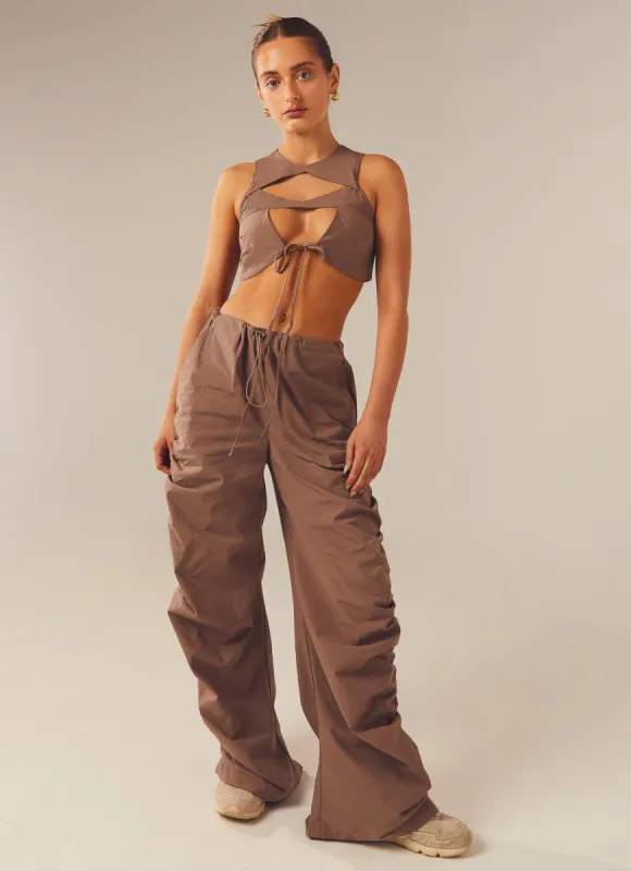 Fluorescent Nights Pants - Stonewood sold by Peppermayo