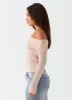 Rina Long Sleeve Knit Top - Blush sold by Peppermayo