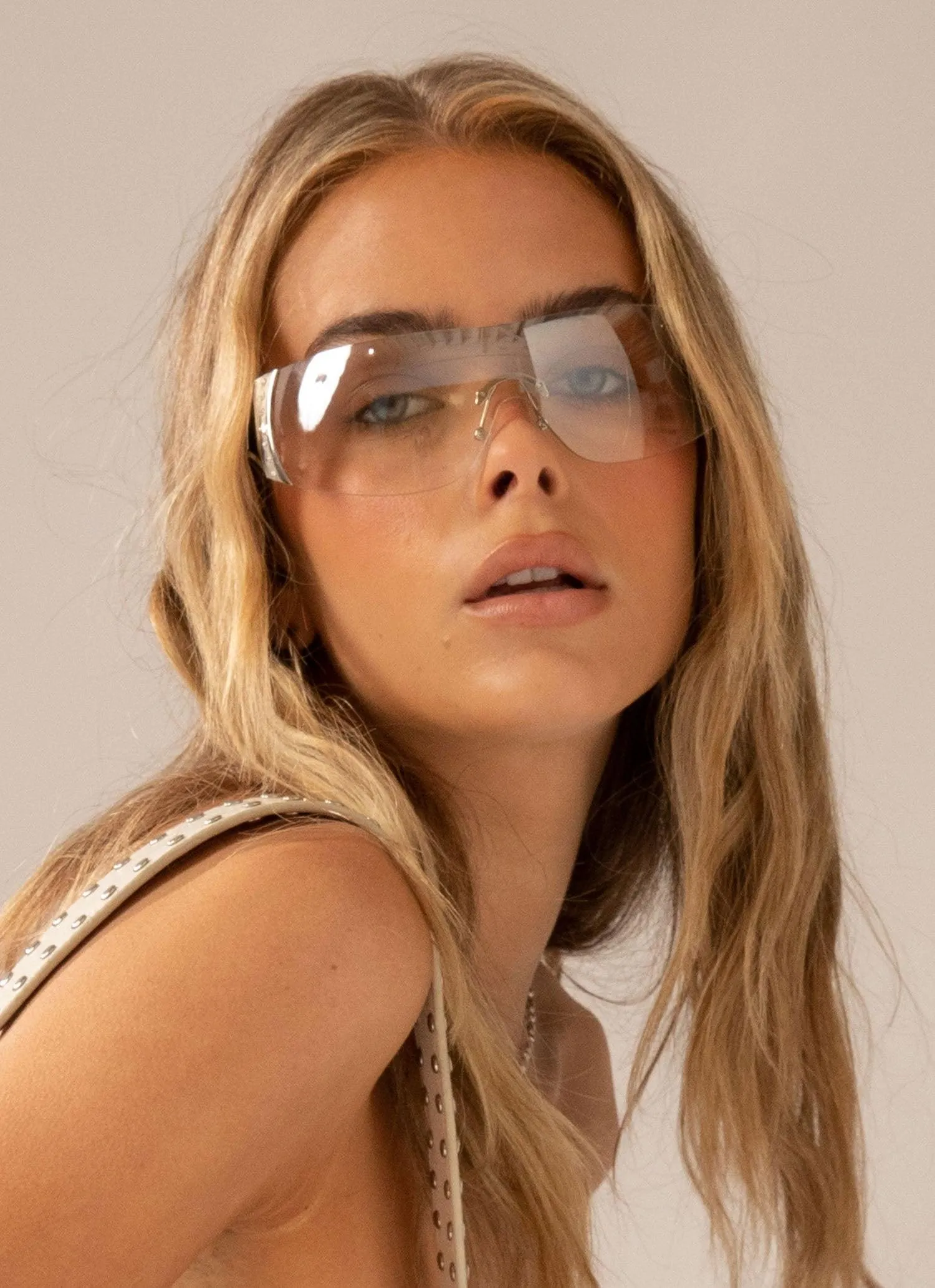 Cold Heart Sunglasses - Snow sold by Peppermayo