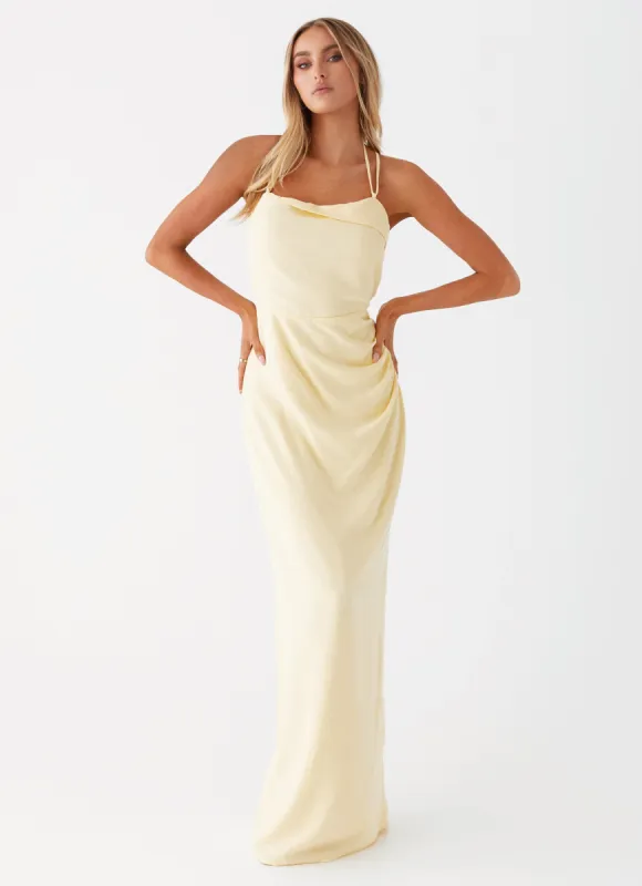Indi Maxi Dress - Yellow sold by Peppermayo