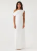 Lady Love Linen Maxi Dress - White sold by Peppermayo