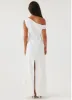 Lady Love Linen Maxi Dress - White sold by Peppermayo