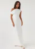 Lady Love Linen Maxi Dress - White sold by Peppermayo