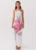 Blossom Hearts Maxi Dress - Tulip Floral sold by Peppermayo