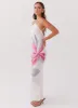 Blossom Hearts Maxi Dress - Tulip Floral sold by Peppermayo