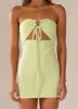 Sunspot Terry Dress - Lime Green sold by Peppermayo