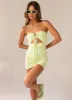 Sunspot Terry Dress - Lime Green sold by Peppermayo