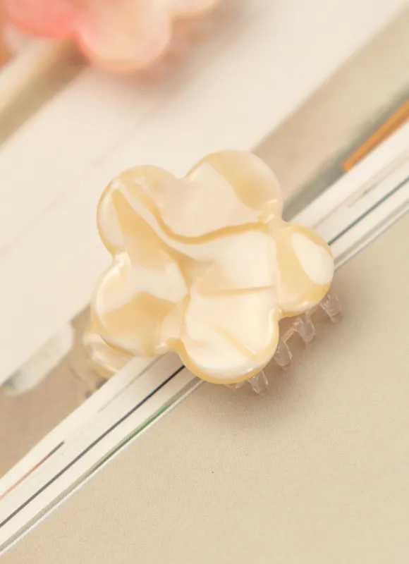 Posie Hair Clip - Ivory Pearl sold by Peppermayo