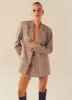Maggie Blazer - Rose Beige sold by Peppermayo