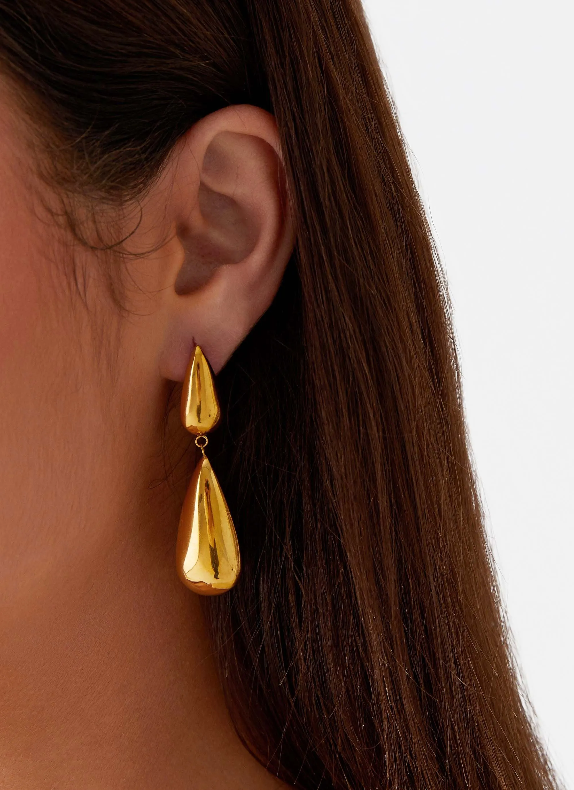 Stay True Earrings - Gold sold by Peppermayo product image thumbnail 4