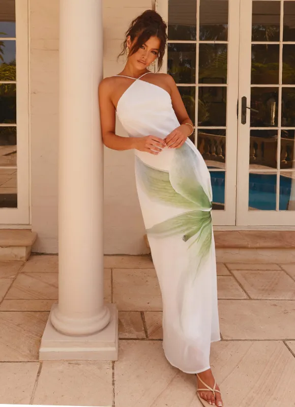 Blossom Hearts Maxi Dress - Dahlia Ash sold by Peppermayo